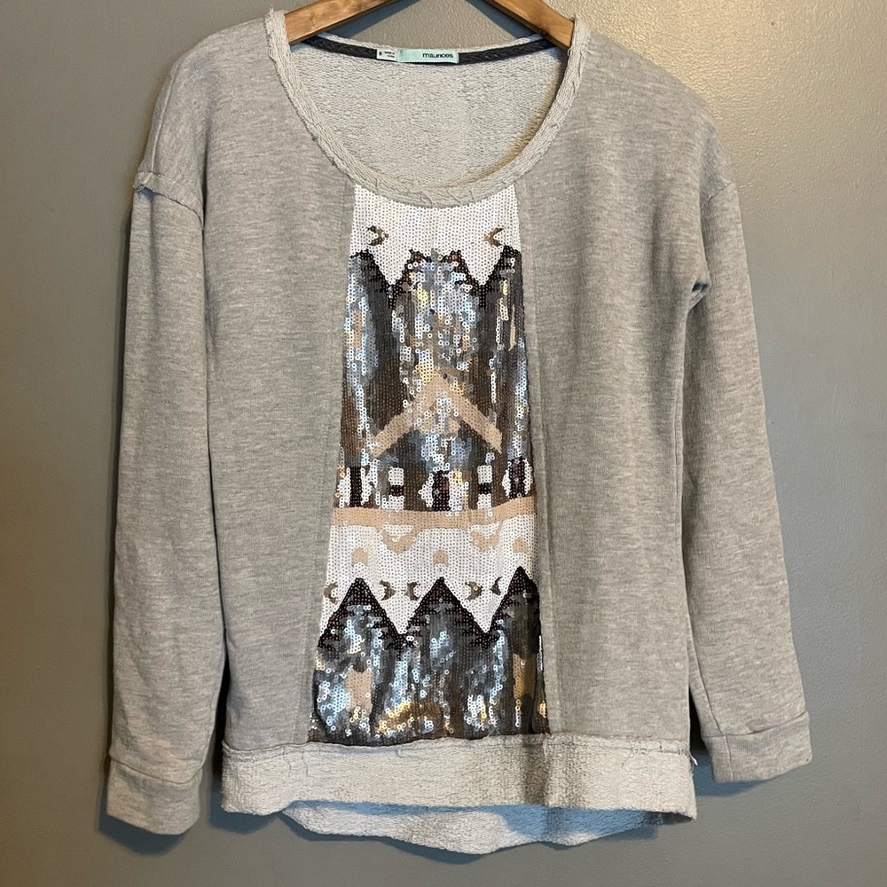 Maurices Sequin Embellished Sweatshirt